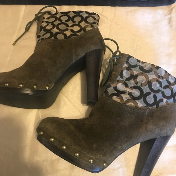 Coach Shoes - DEAL DAY FINAL EUC, Authentic Coach short boots,
